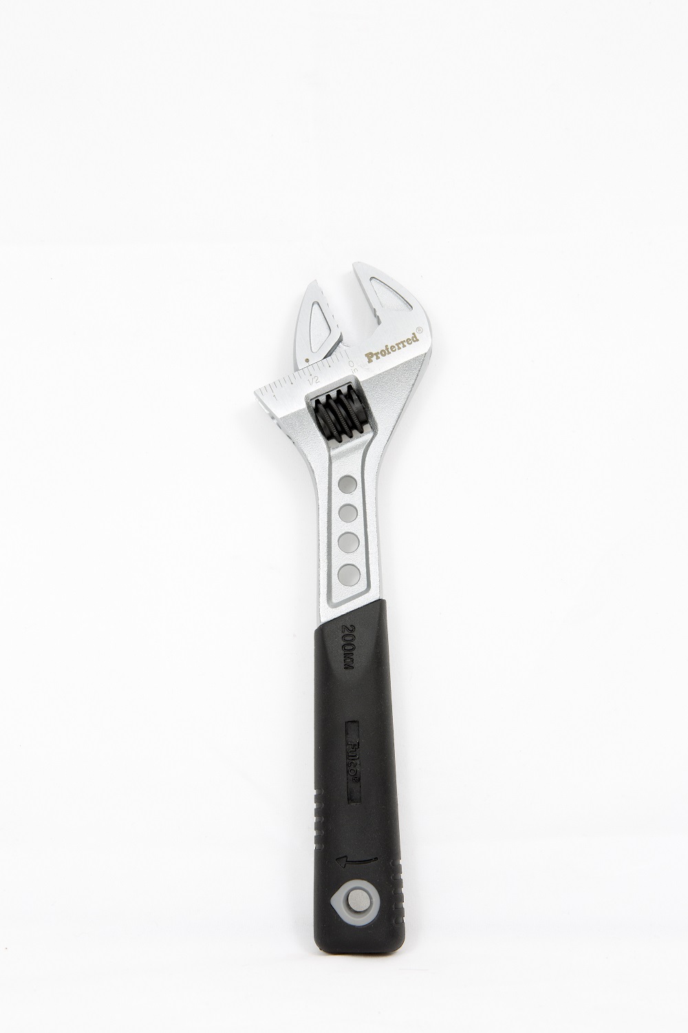 PROFERRED ADJ. WRENCH TIGER PAW W/ PADDED HANDLE MATTE 8''